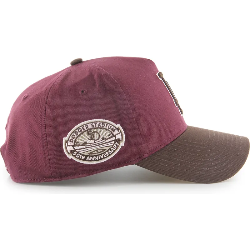 sapkak-ivelt-piros-snapback-mvp-dt-sure-shot-two-tone-cotton-los-angeles-dodgers-mlb-47-brand