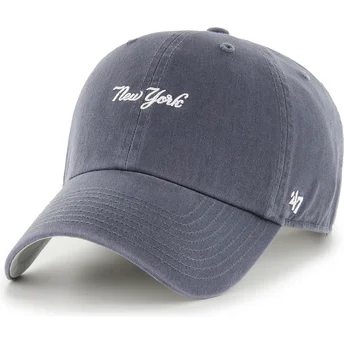 Cap ívelt тъмносин регулируема лента Clean Up Base Runner Script New York Yankees MLB 47 Brand