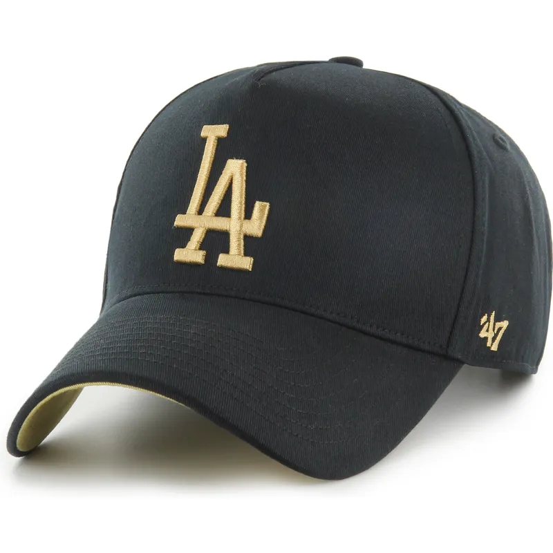 gorra-curva-negra-snapback-mvp-dt-sure-shot-two-tone-cotton-de-los-angeles-dodgers-mlb-de-47-brand