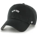 sapkak-ivelt-fekete-allithato-clean-up-base-runner-script-new-york-yankees-mlb-47-brand