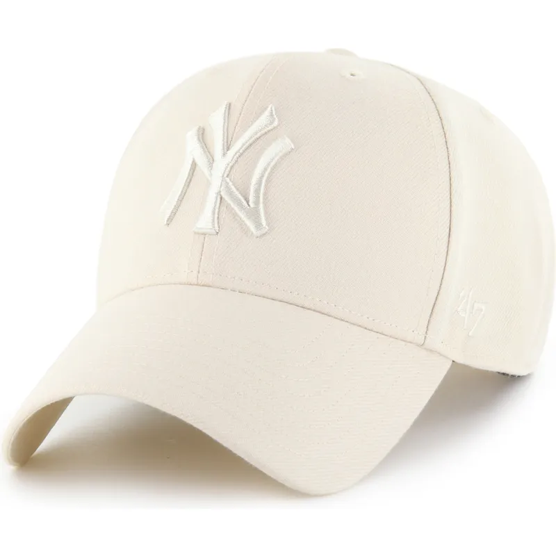 beige-bojd-keps-snapback-med-beige-mvp-logotyp-fran-new-york-yankees-mlb-av-47-brand