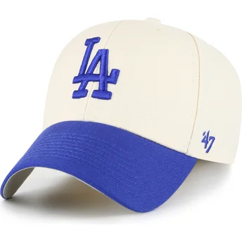 Sapkák ívelt bézs állítható pánt MVP Two Tone Los Angeles Dodgers MLB 47 Brand