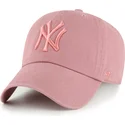 sapkak-ivelt-rozsaszin-allithato-clean-up-new-york-yankees-mlb-47-brand