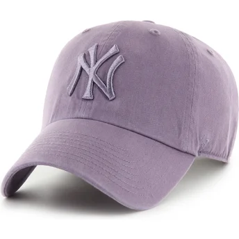 Sapkák ívelt lila állítható Clean Up Iris New York Yankees MLB 47 Brand