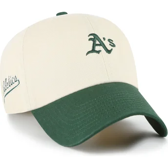 Sapkák ívelt bézs állítható pánt Clean Up Base Runner Sure Shot Two Tone MLB 47 Brand