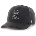 svart-bojd-snapback-keps-med-svart-outline-mvp-dp-cold-zone-logotyp-fran-new-york-yankees-mlb-av-47-brand