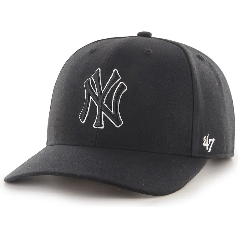 svart-bojd-snapback-keps-med-svart-outline-mvp-dp-cold-zone-logotyp-fran-new-york-yankees-mlb-av-47-brand