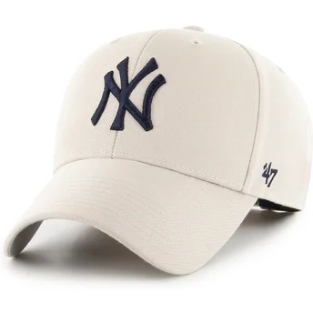 Cap ívelt бежов регулируема лента MVP New York Yankees MLB 47 Brand