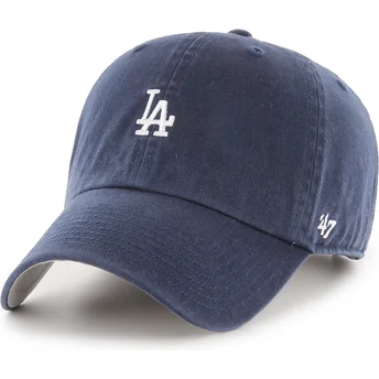Sapkák ívelt sötétkék állítható Clean Up Base Runner Los Angeles Dodgers MLB 47 Brand