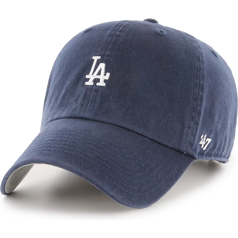 marineblaue-verstellbare-gebogene-clean-up-base-runner-kappe-der-los-angeles-dodgers-mlb-von-47-brand