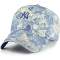 sapkak-ivelt-kek-allithato-clean-up-gardenia-new-york-yankees-mlb-47-brand