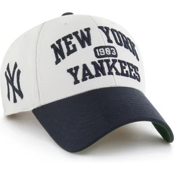 Cap ívelt бежов регулируема лента MVP Broke Line New York Yankees MLB 47 Brand