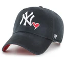 sapkak-ivelt-fekete-allithato-clean-up-heart-icon-new-york-yankees-mlb-47-brand