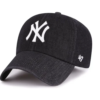 Cap ívelt черен регулируема лента Clean Up Lennon New York Yankees MLB 47 Brand