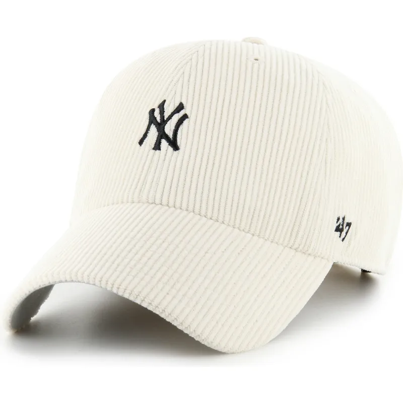 sapkak-ivelt-bezs-allithato-clean-up-cord-base-runner-new-york-yankees-mlb-47-brand sapkak-ivelt-bezs-allithato-clean-up-cord-base-runner-new-york-yankees-mlb-47-brand