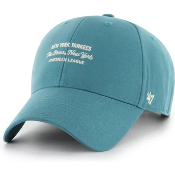 Sapkák ívelt kék snapback MVP Contemporary Cyan New York Yankees MLB 47 Brand