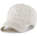 sapkak-ivelt-bezs-allithato-clean-up-weathered-mojave-new-york-yankees-mlb-47-brand