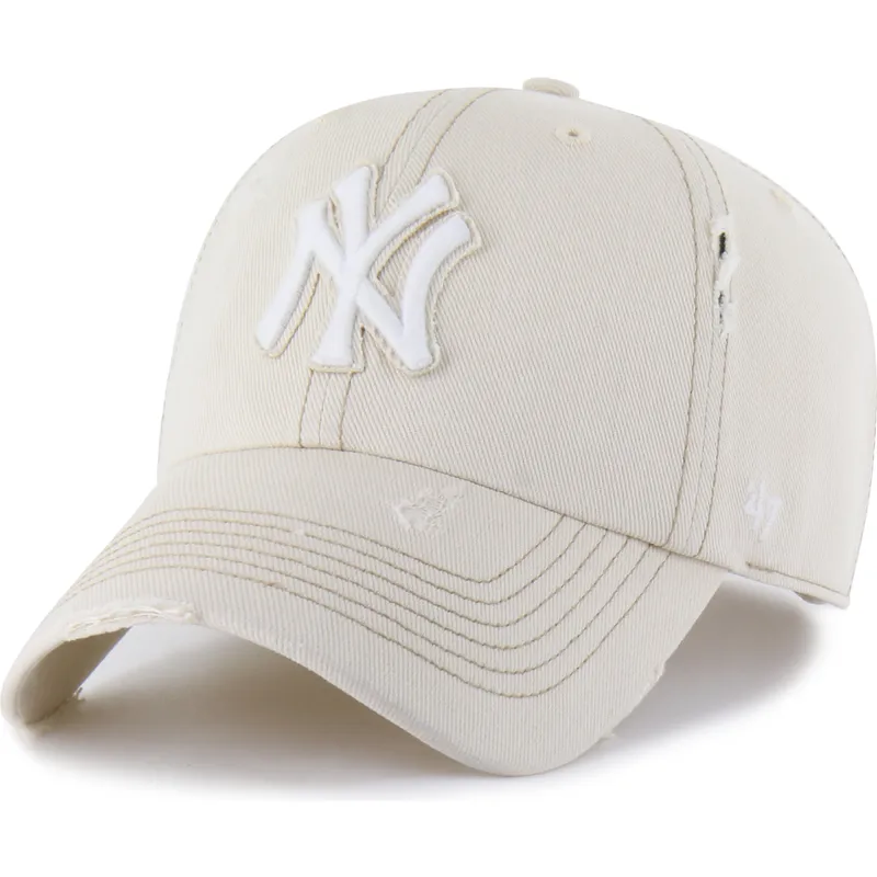 cap-ivelt-bezhov-reguliruema-lenta-clean-up-weathered-mojave-new-york-yankees-mlb-47-brand