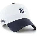cap-ivelt-byal-reguliruema-lenta-clean-up-vista-mini-two-tone-new-york-yankees-mlb-47-brand