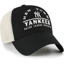 schwarze-trucker-kappe-clean-up-windham-mesh-der-new-york-yankees-mlb-von-47-brand