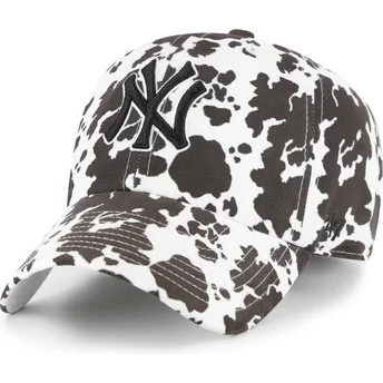 Sapkák ívelt fehér állítható Clean Up Bessie New York Yankees MLB 47 Brand