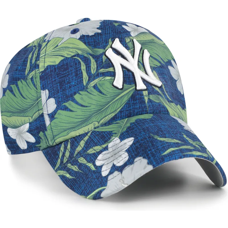 gorra-curva-azul-marino-ajustable-clean-up-beach-side-de-new-york-yankees-mlb-de-47-brand