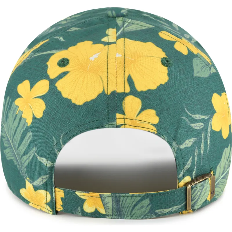 cap-ivelt-zelen-reguliruema-lenta-clean-up-beach-side-oakland-athletics-mlb-47-brand