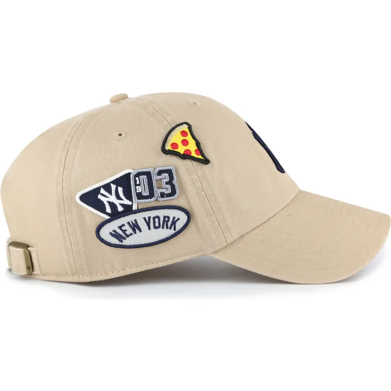 sapkak-ivelt-khaki-allithato-clean-up-badges-new-york-yankees-mlb-47-brand
