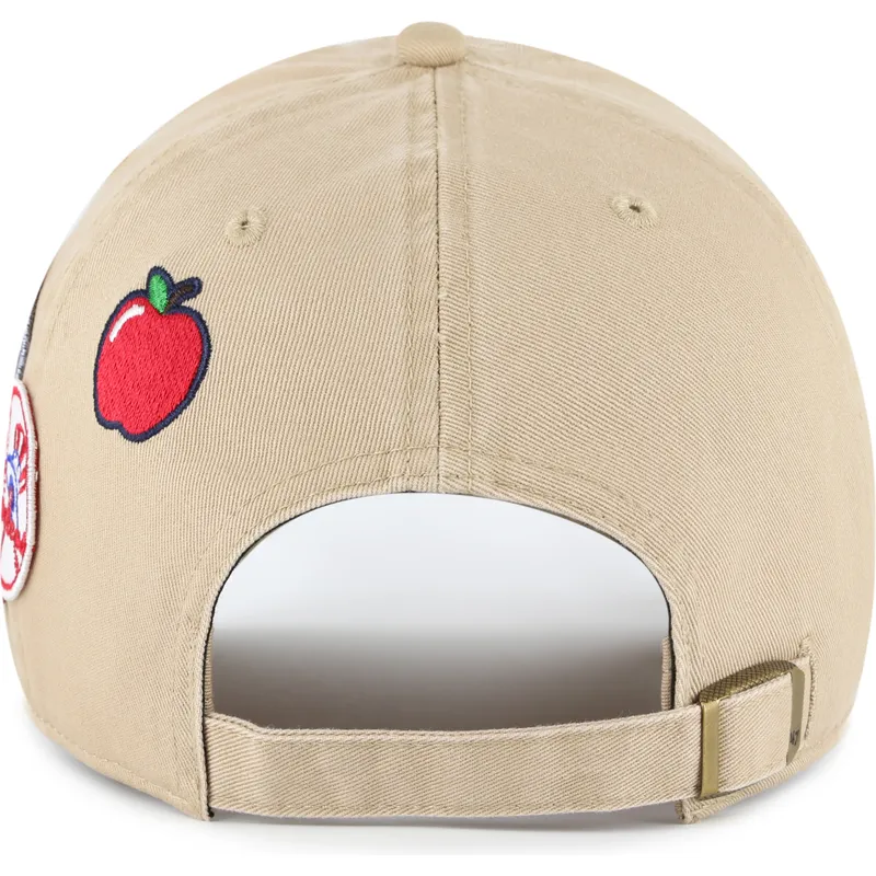 sapkak-ivelt-khaki-allithato-clean-up-badges-new-york-yankees-mlb-47-brand