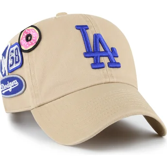 Cap ívelt каки регулируема лента Clean Up Badges Los Angeles Dodgers MLB 47 Brand
