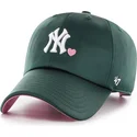 cap-ivelt-zelen-reguliruema-lenta-clean-up-with-love-new-york-yankees-mlb-47-brand