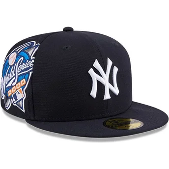 Gorra plana azul marino ajustada 59FIFTY Hidden Hit de New York Yankees MLB de New Era