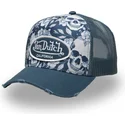 von-dutch-print02-blue-trucker-hat