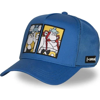 Capslab Asterix and Obelix AST3 VERB Asterix the Gaul Blue Trucker Hat