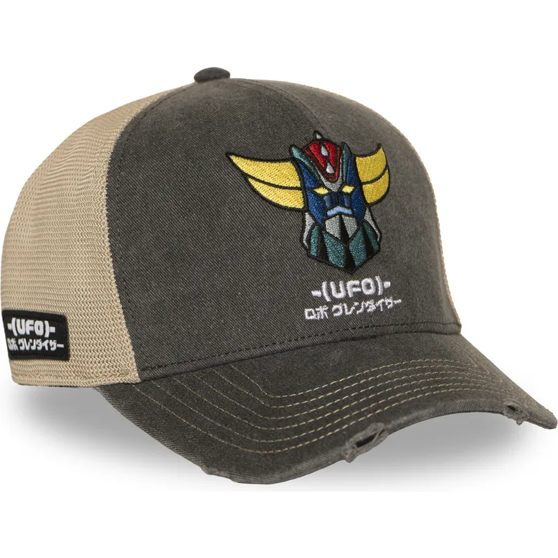 trucker-cap-grau-und-beige-robot-grendizer-gol7-golb-von-capslab