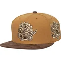 sapkak-lapos-barna-allithato-coffee-strapback-toronto-raptors-nba-mitchell-ness