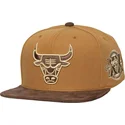 sapkak-lapos-barna-allithato-coffee-strapback-chicago-bulls-nba-mitchell-ness