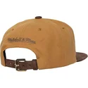 justerbar-brun-platt-keps-coffee-strapback-fran-chicago-bulls-nba-av-mitchell-ness