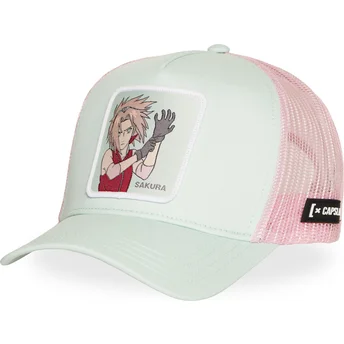 Sapkák ívelt zöld snapback rosa NS6 SAKB Sakura Haruno Naruto Capslab