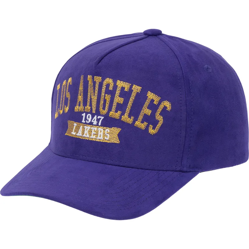 sapkak-ivelt-lila-snapback-shady-suede-pro-los-angeles-lakers-nba-mitchell-ness