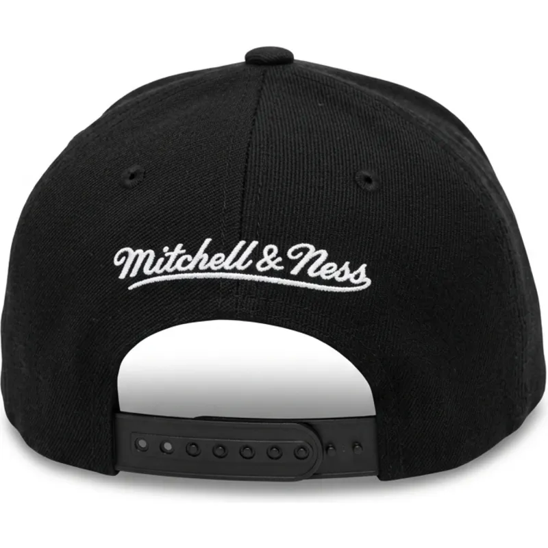 mitchell-ness-curved-brim-branded-black-snapback-cap