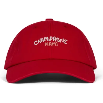 Sapkák ívelt piros állítható pánt Champagne mami Pica Pica
