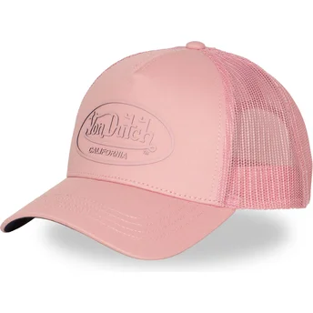 Sapkák ívelt rózsaszín snapback LOG20 Von Dutch