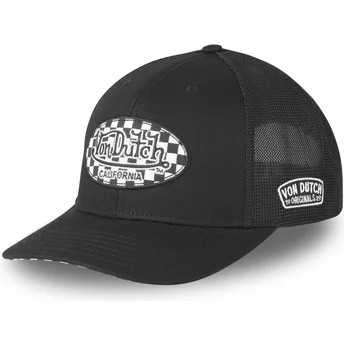 Sapkák ívelt fekete snapback SEM09 Von Dutch