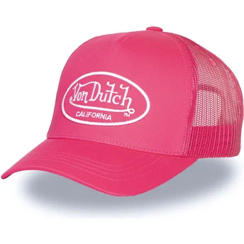 Sapkák ívelt rózsaszín snapback LOF B46 Von Dutch