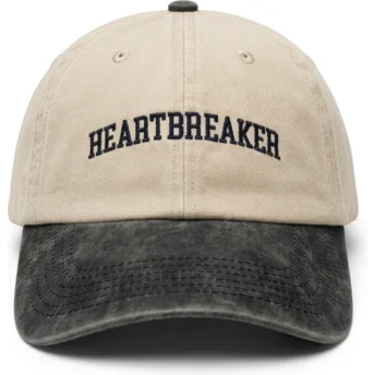 Sapkák ívelt bézs állítható Heartbreaker Pica Pica