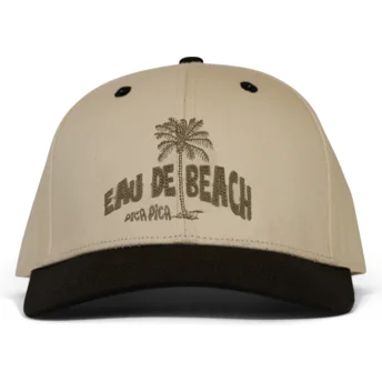 Sapkák ívelt bézs snapback Eau Beach Pica Pica