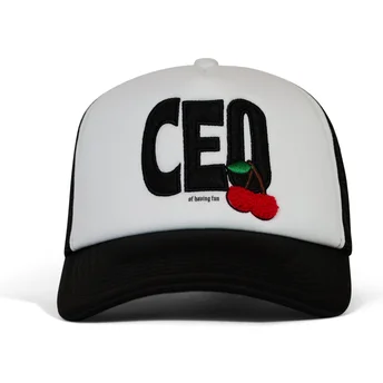 Sapkák ívelt fekete snapback CEO Of Fun Pica Pica