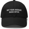 schwarze-verstellbare-curved-cap-not-your-average-basic-bitch-von-pica-pica