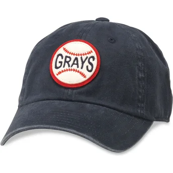 Cap ívelt черен регулируема лента Archive Homestead Grays MLB American Needle